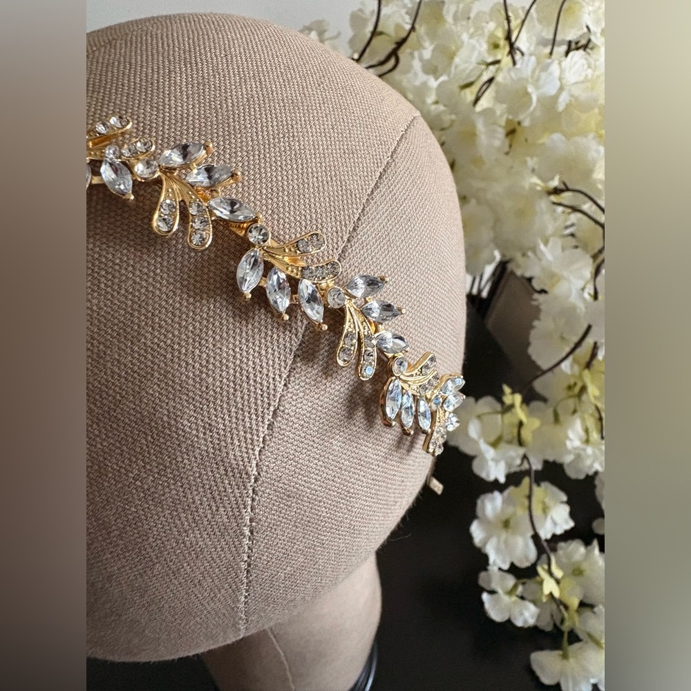 Bridal Elegant Gold and Silver Vine Women's Headband